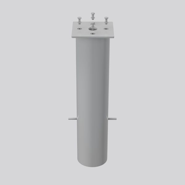 Anchoring tube L 156 B 156 H 596 colour: aluminium image 2