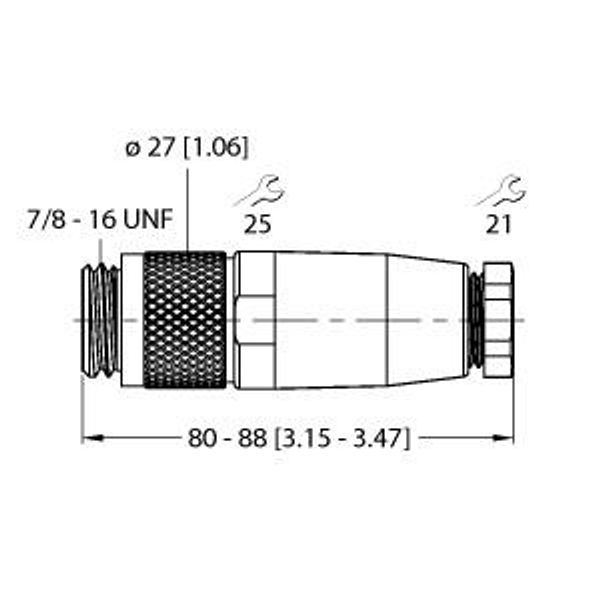 Field-Wireable Connector 7/8″ Power   FW-MRSPM0316-P-S-0810 image 2