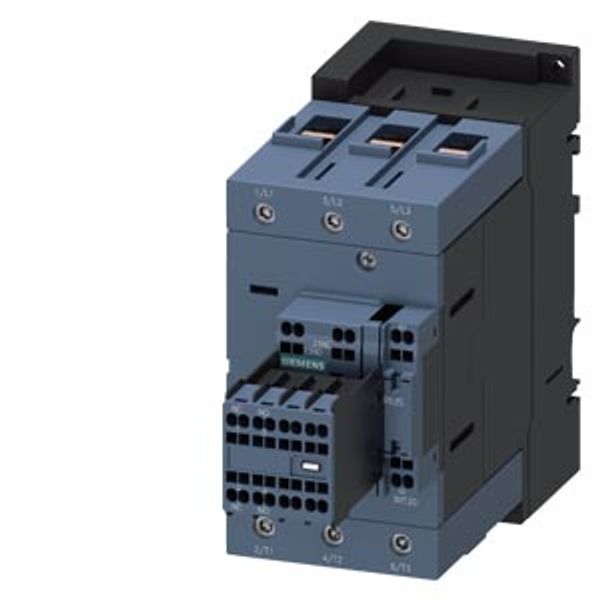 Contactor, AC-3e, 45 kW/400 V, 110 V DC, 0.7-1.25*Us, 2 NO + 2 NC, 3-pole image 2