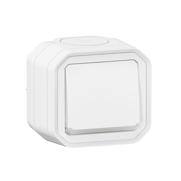 PLEXO PUSH BUTTON NO CONTACT LOCATOR - WHITE - SURFACE image 1