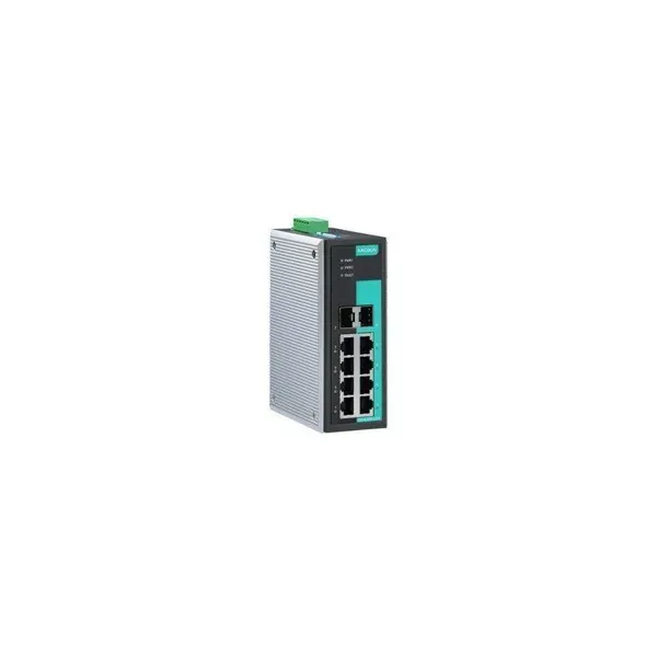 MOXA – EDS-G308-2SFP-T – Unmanaged full Gigabit Ethernet switch with 6 10/100/1000BaseT(X) ports image 1