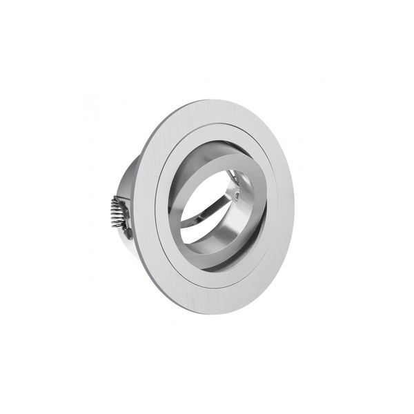 Spot luminaire housing MORENA, IP20, round, silver image 1