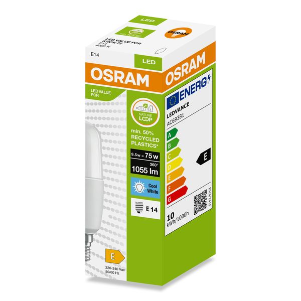 LEDPCRSTCK75 9,5W/840 230FR E14 FS1OSRAM image 2