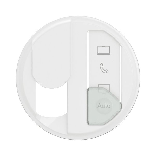 COVER FOR OPTIMUM NETWORK SINGLE SOCKET WHITE image 4