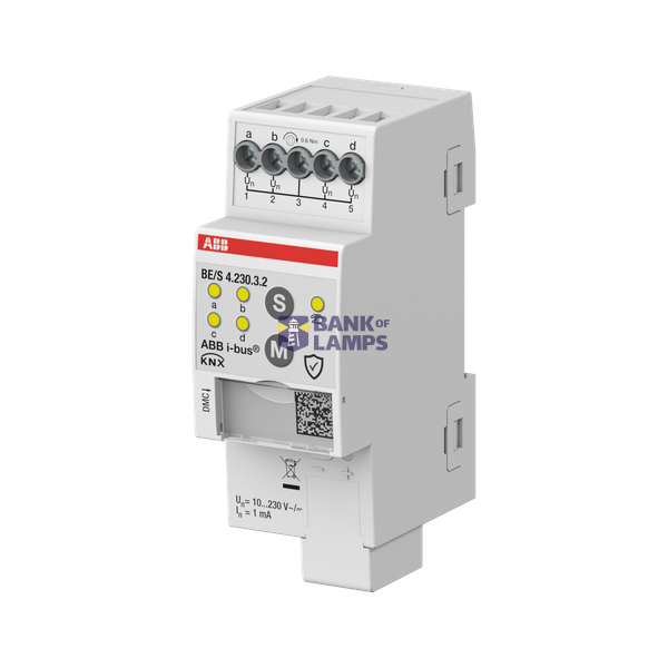 Binary Input, 4-fold, 10-230 V, MDRC  Manual Operation, MDRC image 3