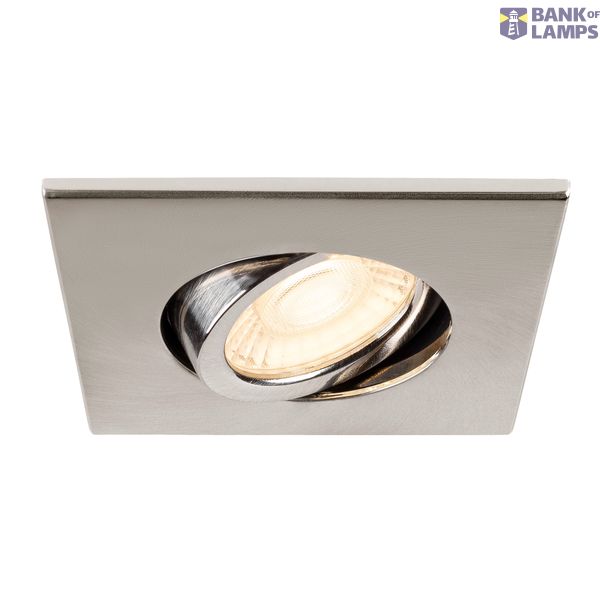 UNIVERSAL DOWNLIGHT cover, for downlight IP20, pivoting, square, aluminium image 3