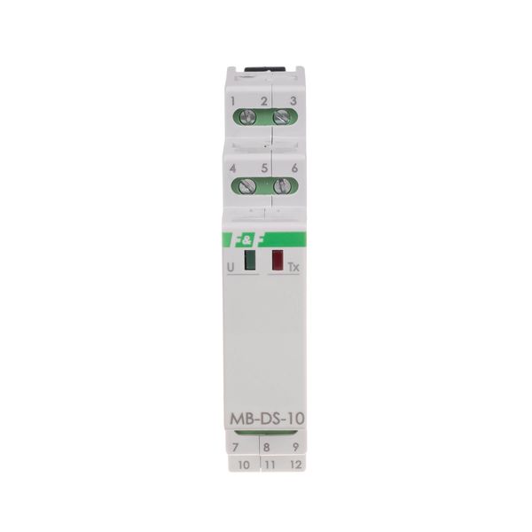 Temperature measurement transducer with MODBUS RTU output, for DS18B20. MAX-MB-DS-10 image 1