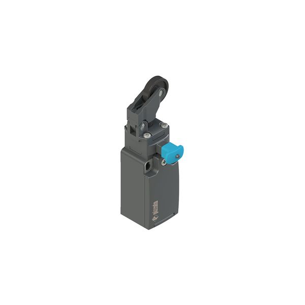 Position switch with adjustable one-way roller and reset device image 1