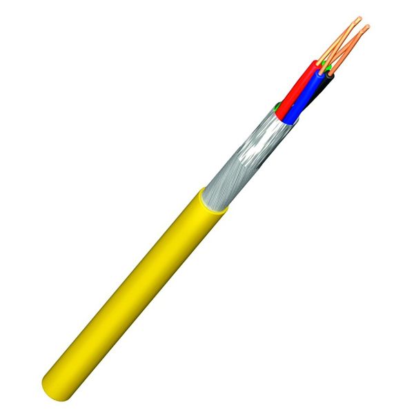 BTX-cable (post modem cable) F-vYDvY 4x0,5/1 ye (The price is shown without markup on metals. Request a quote for accurate information) image 1