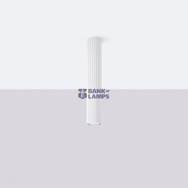 MODERN CEILING LAMP SPOT CARBON 40CM WHITE FOR MODERN INTERIORS ON GU10 image 8