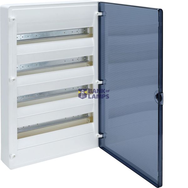 Small distributor,golf,surface,4row,IP40,72M,MS-terminal,PE,transparent door image 1