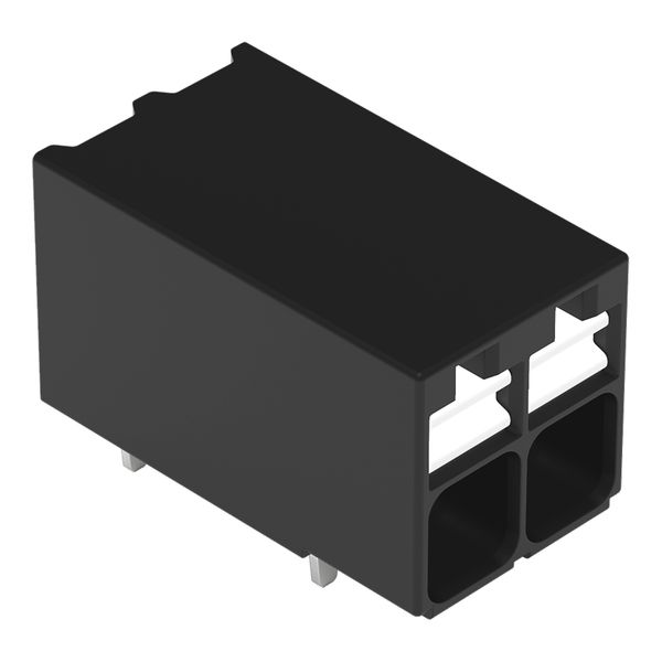 THR PCB terminal block push-button 1.5 mm², black image 1