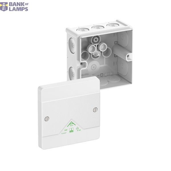 Junction box, Type of protection IP66, max. 4², Impact strength IK07, Protection class II, Ui 1000V AC, Ui 1000V DC, DLG, VDE, Halogen free image 1