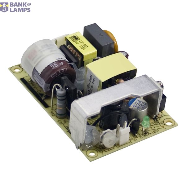 EPS-25-7.5 switching power supply, open-frame, 25W, 7.5V, 3.4A, MEAN WELL image 1