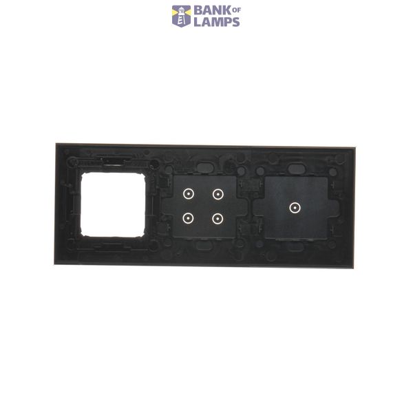 Double frame, black, chrome base image 2