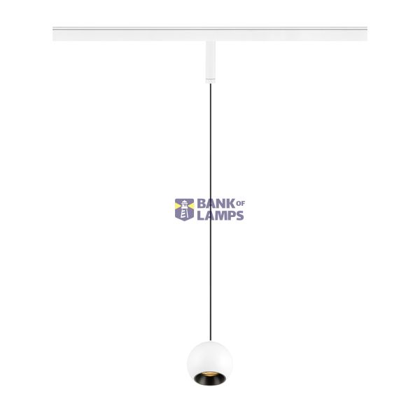 LIGHT EYE© 2.0, 48V pendant light, DALI, 3000K, 30ø, wh/bl image 1