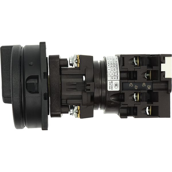 T0-2-8900/V/SVB-SW Main switch, T0, 20 A, rear mounting, 2 contact unit(s), 3 pole + N, STOP function, With black rotary handle and locking ring, Lockable in the 0 (Off) image 39