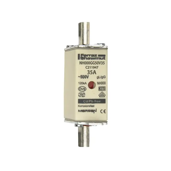 Fuse-link NH000 gG 500VAC 35A live tags Double indicator By 3 image 2