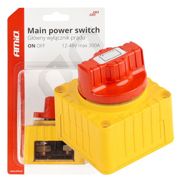 Main power switch 12-48V max.300A AMIO-03839 image 1