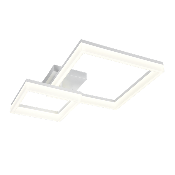 Camino LED ceiling lamp 2-pc matt white 4000K image 1