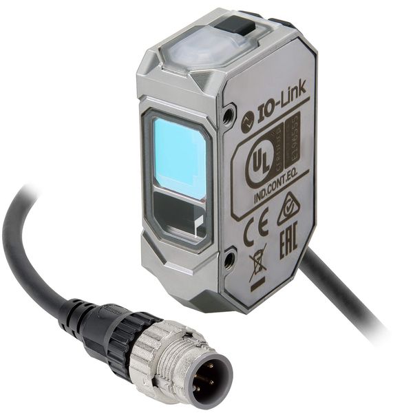 Photoelectric sensor, rectangular housing, stainless steel, red laser E3AS0107H image 3
