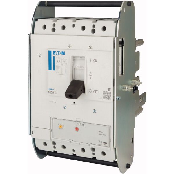 NZMH3-4-AX630-AVE NZM3 PXR10 circuit breaker, 630A, 4p, withdrawable unit image 4