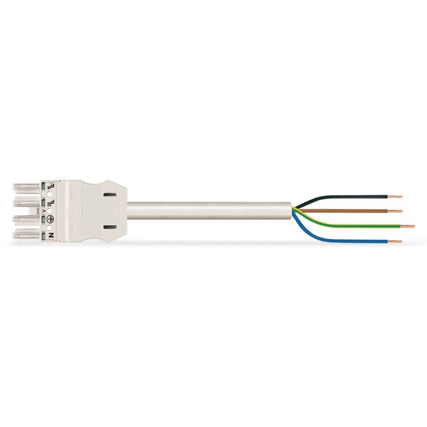 pre-assembled connecting cable Eca Socket/open-ended gray image 4