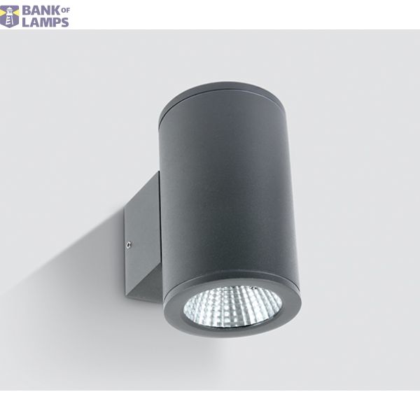 ANTHRACITE COB LED 2x6W WW IP54 230V image 1