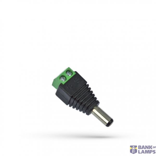 DC power plug - tip for men (with cables for soldering)! image 1
