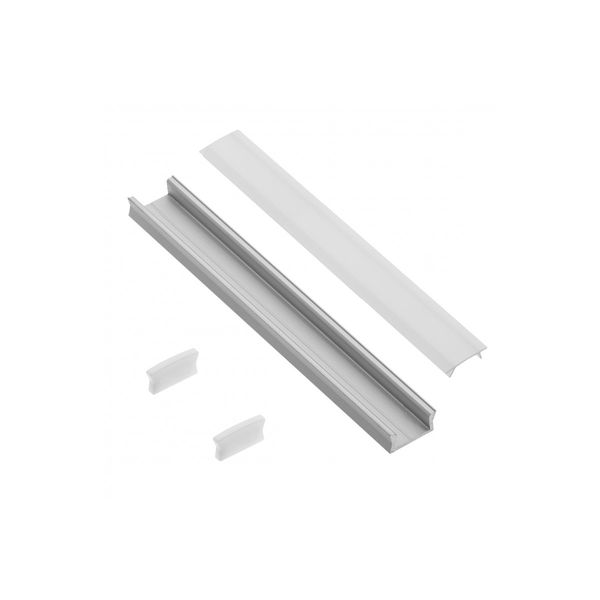 Set GLAX surface-mounted MINI (profile, plugs, diffuser, holders) image 1