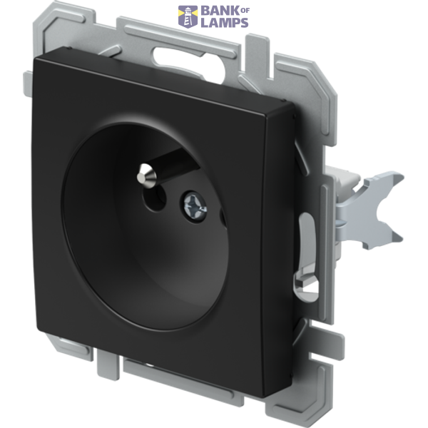 SOCKET FRENCH 2P+E 16A 250V~ BV BK XO 4417124 image 2