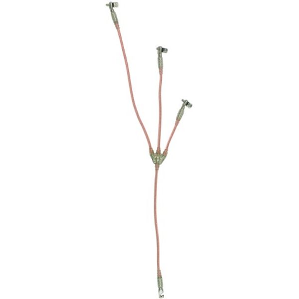 Three-pole earthing and short-circuiting device TI 25mm² w. M10 bolts image 1