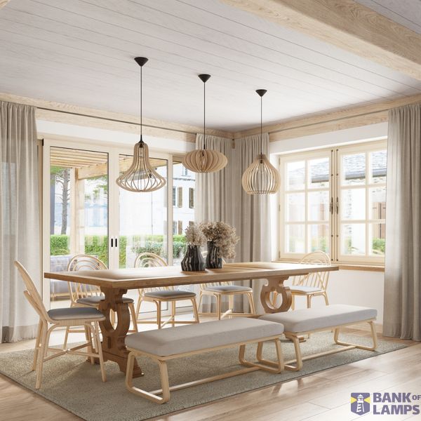 HANGING LAMP APRILLA E27 1X60W IP20 image 6