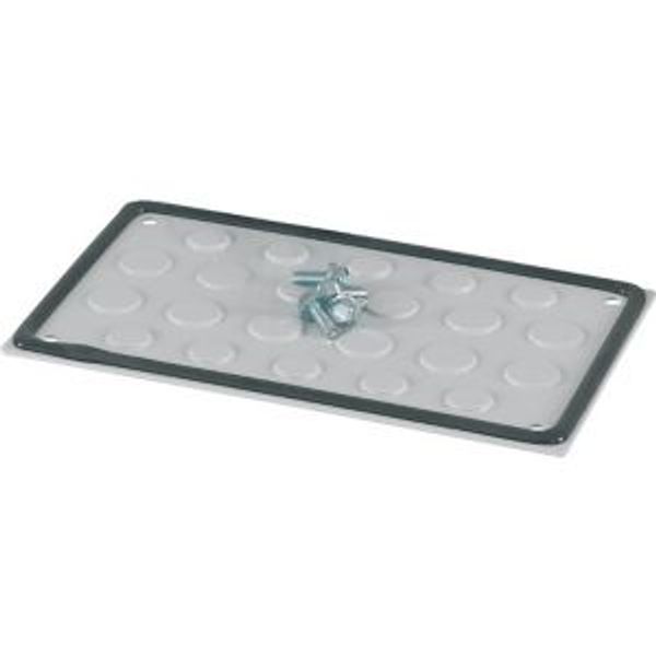 F3A-XP-M20/16 Flange plate,  IP66, metal, 12xM20 + 10xM16 image 3