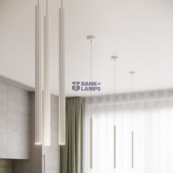 Pendant lamp ARCHE 1 white image 13