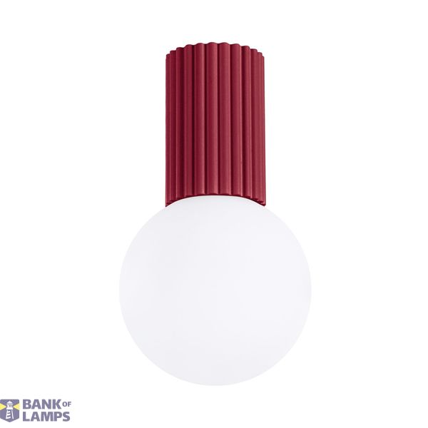 Ceiling lamp HALO burgundy image 1