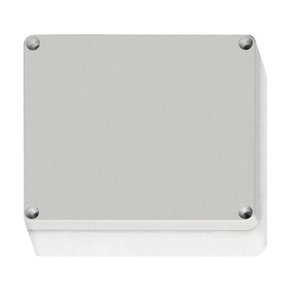 Enclosure ABS, grey cover, 201x163x98 mm, metric image 1