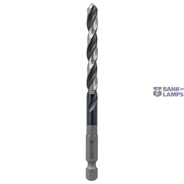 HSS Hex-Shank Twist Drill Bit 6.5 mm 6.5 x 63 x 107 mm 1 pcs. image 1