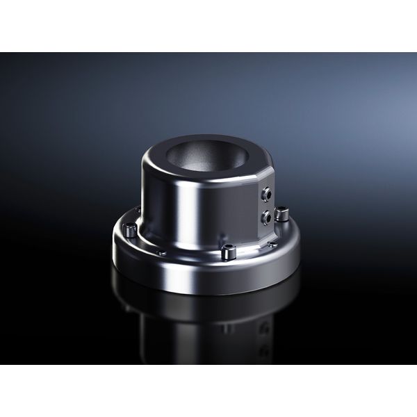 CP Wall/base mounting bracket, rigid, CP 40, stainless steel, 1.4305 image 2