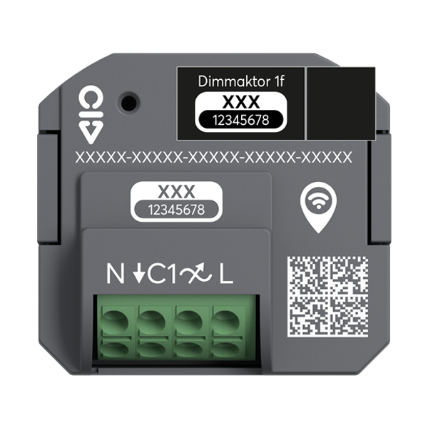 LED dimmer insert flex, 1-way complete set with 2-way control element, wireless image 5