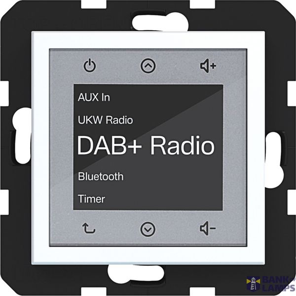 Radio touch DAB+, Bluetooth, A.x/C.x, mat lichtwit image 1