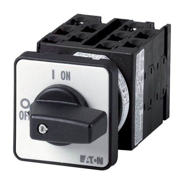 T0-5-89/E Changeoverswitches, T0, 20 A, flush mounting, 5 contact unit(s), Contacts: 9, 60 °, maintained, With 0 (Off) position, 2-0-1, SOND 29, Design number 8 image 11