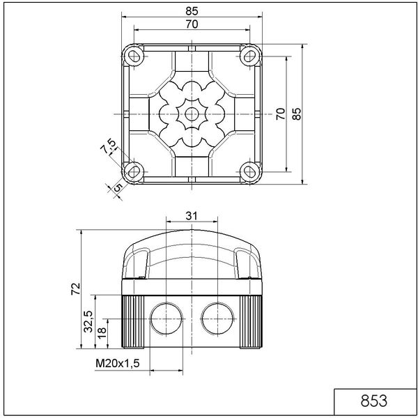 LED Perm. Beacon BWM 24VDC MC image 4