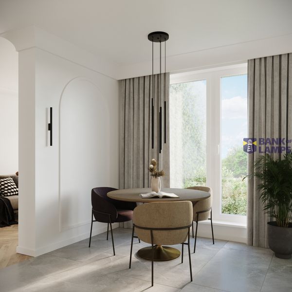 WALL LAMP PASTELO 2 BLACK G9 2X8W IP20 image 8