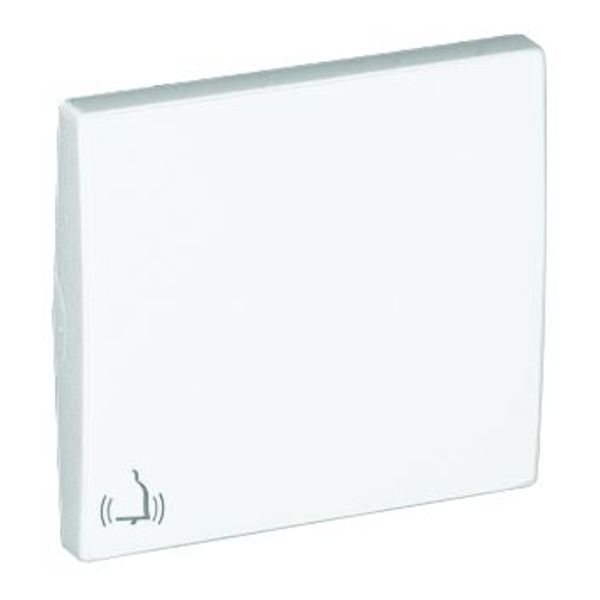 ROCKER F/SWITCHES W/BELL SYMBOL WHITE image 2