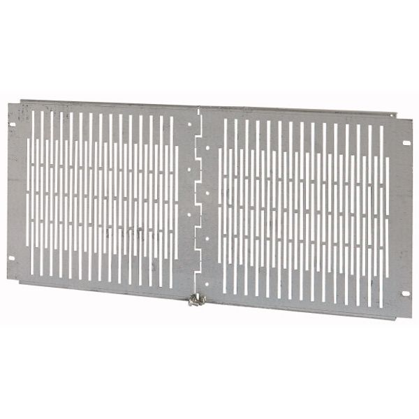 XTPPCBV3-H350W800 Partition, ventilated, for power feeder, HxW=350x800mm image 1