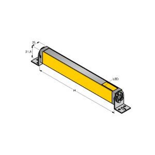 Light Screen for Machine Safety Applications Receiver   LS2LR30-1200Q8 image 1