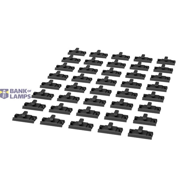 Mounting Rail Connector x40 Black image 1