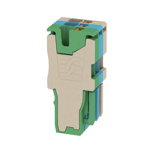 Plug, 1.5 mm², 500 V, 17.5 A, Number of poles: 3, dark beige image 1