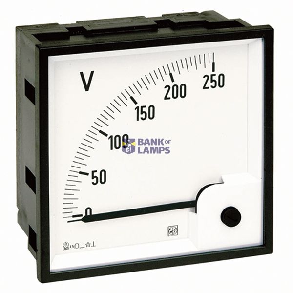 Voltmeter DC RQ96M - (by transducers) - Vn: 100÷0÷100mV image 1